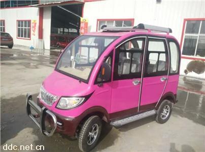  老年代步车四轮电动车方向盘电动车